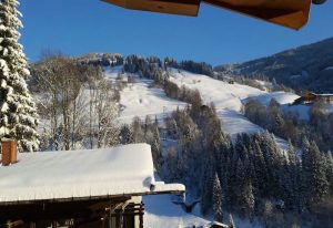 appartement Saalbach uitzicht