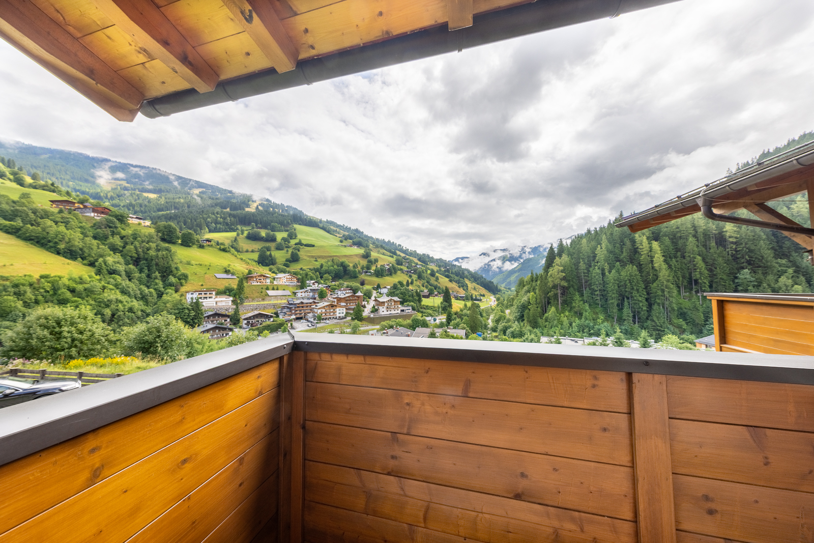 Uitzicht balkon naar voren
